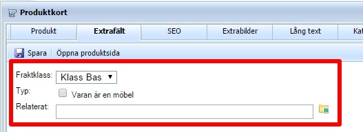 Extrafält